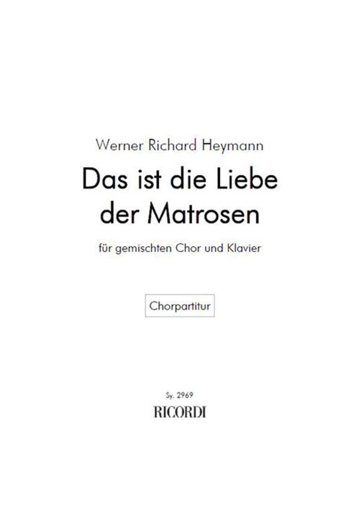 Das ist die Liebe der Matrosen